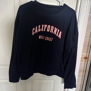 Dark blue California hoodie